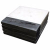 Benzara Monochrome Marble Coasters, Set of 4, Black & White