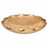 Benzara Metal Westby Decorative Bowl, Copper