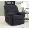 Benzara Fabulous Deep Gray Power Lift Recliner