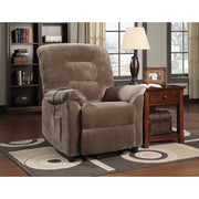 Benzara Tremendous Comfortable Power Lift Recliner, Brown