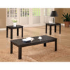 Benzara Attractive Black Three Piece Occasional Table Set