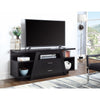 Benzara Marvelously Charmed Wooden Tv Console