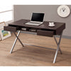 Benzara Stylish Connect It Desk with Built in Storage Compartment, Brown