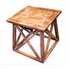 Benzara Traditional Style Solid Wooden Side Table, Brown