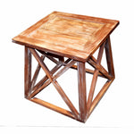 Benzara Traditional Style Solid Wooden Side Table, Brown