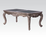 Benzara Enchanting Coffee Table with Granite, Black & Brown