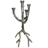 Benzara Tree Like Candle Holder with 4 Arms, Silver