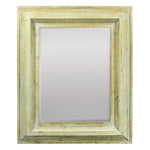 Benzara Rustically Naive Mirror in Wooden Frame, Brown