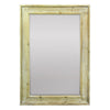 Benzara Rustically Naive Mirror in Wooden Frame, Brown