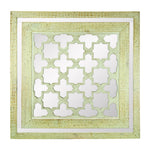 Benzara Elegant Glass and Wooden Wall Decor, Gold