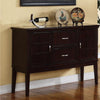 Benzara Plywood Poplar Wood Buffet Server, Espresso