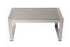 Benzara Utopian Anodized Aluminum Perfect Outdoor Table, Gray