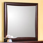 Benzara Transitional Dresser Mirror, Cappuccino Brown