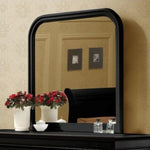 Benzara Chic Traditional Dresser Mirror, Black
