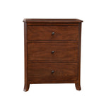 Benzara Elite Style  Mahogany Wood Small Chest, Brown