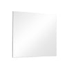 Benzara Modern High Gloss Frameless Wall Mirror Clear