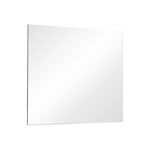 Benzara Modern High Gloss Frameless Wall Mirror Clear