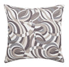 Benzara Contemporary Style Swirling Pattern Set of 2 Throw Pillows, Multicolor