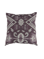 Benzara Contemporary Style Set of 2 Throw Pillows, Purple, White