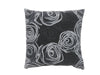 Benzara Contemporary Style Irregular Swirly Lines Set of 2 Throw Pillows, Black