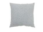 Benzara Contemporary Style Small Diagonal Patterned Set of 2 Throw Pillows, Blue