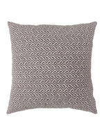 Benzara Contemporary Style Small Diagonal Patterned Set of 2 Throw Pillows, Brown