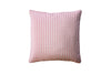 Benzara Contemporary Style Set of 2 Throw Pillows with Houndstooth Patterns, Rose Pink