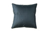 Benzara Contemporary Style Set of 2 Throw Pillows with Plain Face, Navy Blue