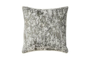 Benzara Contemporary Style Set of 2 Throw Pillows, Silver