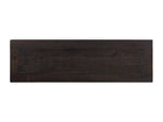 Benzara Wooden Console Table with Three Drawers, Espresso Brown