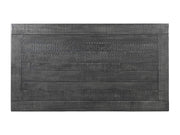 Benzara Wooden Coffee Table with Two Spacious Drawers, Gray