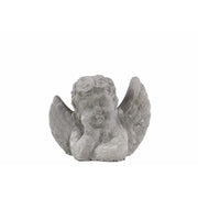 Benzara Cemented Cherub Bust Figurine, Small, Gray
