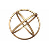 Benzara Metal Dyson Orb Sphere, Large , Gold