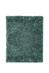 Benzara Contemporary Style Polyester Area Rug with Cotton Backing, Green
