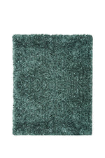 Benzara Contemporary Style Polyester Area Rug with Cotton Backing, Green