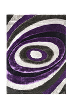 Benzara Contemporary Style Polyester Area Rug with Cotton Backing, Multicolor