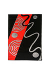 Benzara Contemporary Style Polyester Area Rug with Cotton Backing, Multicolor