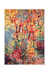 Benzara Polypropylene Area Rug With Jute Mesh Backing, Multicolor