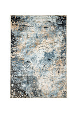 Benzara Earthy Area Rug In Polyester With Jute Mesh Backing, Small, Multicolor