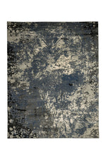 Benzara Distressed Polyester Area Rug With Jute Mesh Backing, Small, Multicolor