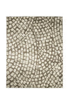Benzara Contemporary Area Rug In Recycled Polyester & Latex Backing, Beige & Gray