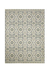 Benzara Classic Nylon Area Rug With Latex Backing, Medium, Beige and Blue
