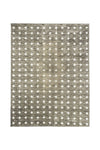 Benzara Modern Nylon Area Rug With Latex Backing, Small, Beige and Light gray