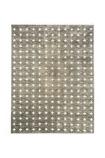 Benzara Modern Nylon Area Rug With Latex Backing, Small, Beige and Light gray