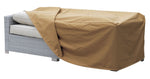 Benzara Waterproof Fabric Dust Cover for Outdoor Sofa, Large, Brown