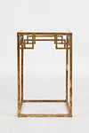 Benzara Marble and Matte Gold Nesting Tables, Set Of 2