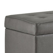 Benzara BM194096 Leatherette Upholstered Wooden Bench