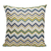 Benzara Woven Design Fabric Accent Pillow in Chevron Pattern, Multicolor