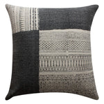 Benzara 24 x 24 Cotton Hand Woven Zippered Pillow with Kilim Printed Details, Multicolor