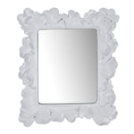 Benzara Traditional Crafted Baroque Inspired Mirror, White